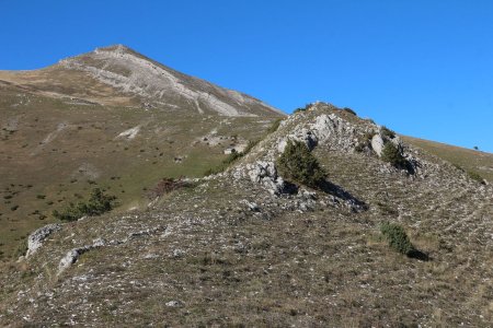 Bientôt la fin de la crête.