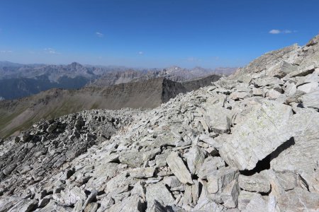 Descente sur le colle di Vers.