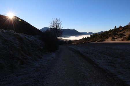 Au-dessus des Sièzes, dans le rétro.