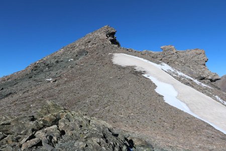 L’arête sommitale.