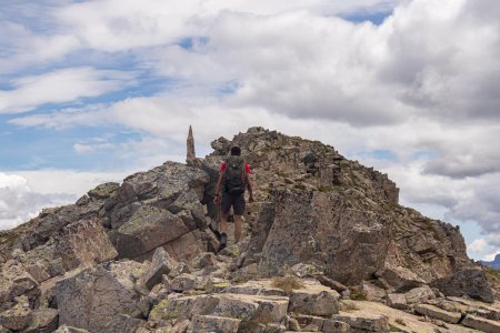 Pointe de Colombart et le cairn