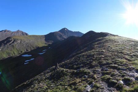 Le Bric Froid, vu du col des Thures.