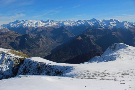 Au sommet, face aux Ecrins