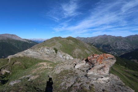 Les crêtes dans  le rétro.