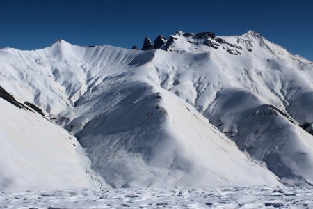 Les Aiguilles d’Arves se dévoilent