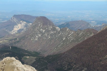 Roche Colombe, la Grande Pomerole, Faucon.