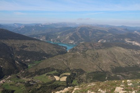 Vers le Mourre de Chanier et le Chiran.