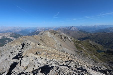 La crête parcourue.