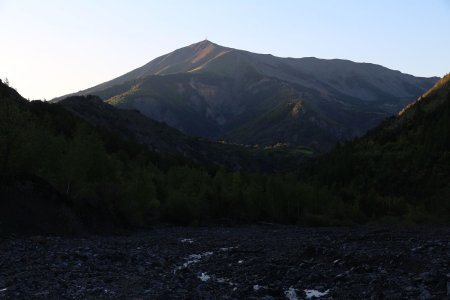 Le Blayeul à la traversée du torrent.