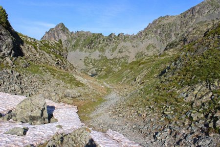 En direction du Lac Merlat