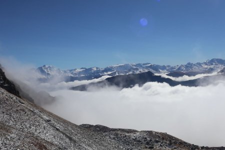 Au dessus des nuages les dôme de la Vanoise