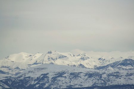 Vue sur le Mont Pelat