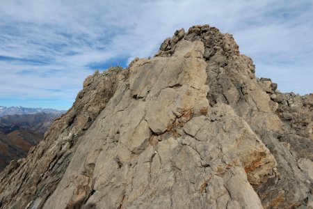 L’arête jusqu’au sommet du Pic Sud.