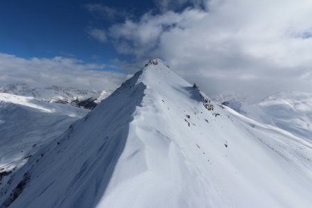 La crête sommitale.