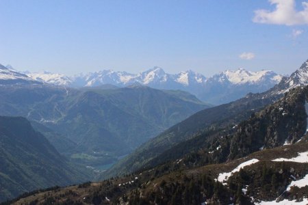 Vue sur les Ecrins