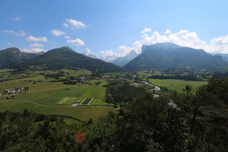 Beau point de vue sur le secteur.