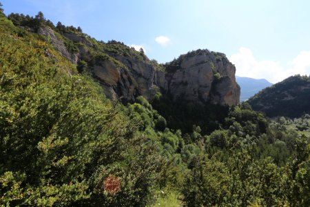 Les belles falaises du Chaleyras.