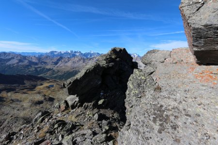 Descente de l’arête sud-ouest.