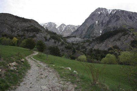 Le sentier s’élargit