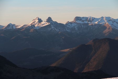 Chamousset, les Garnesiers, Tête de Vachères , la Rama.