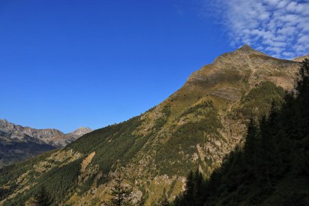 Cros de Coni, en montant