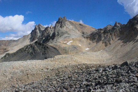 Vue arrière sur le Mont Thabor