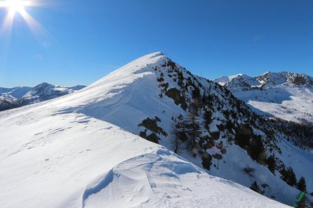 Montée à la Tête Mercière.