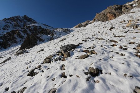 Montée au col de Prafauchier.