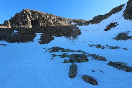 Montée dans la petite combe.