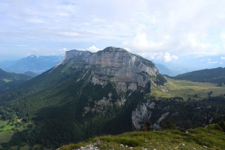 Au sommet du Pinet, vue sur le Granier