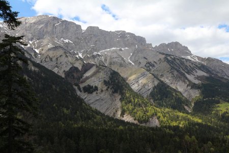 Des bois, dernière vue sur les remparts dévoluards.