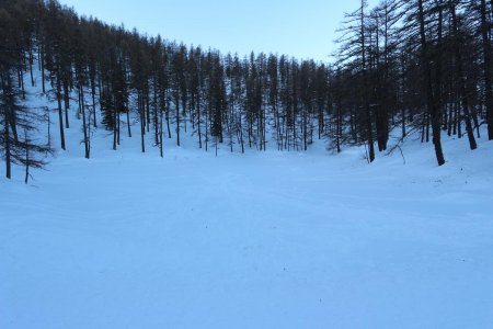 L’emplacement du lac du Pré du Laus.