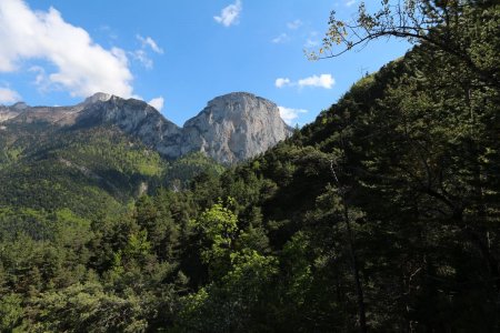 Vue dégagée sur le Grand Brechon.