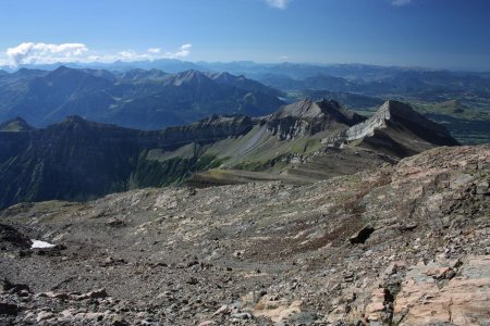 Regard arrière sur le Pic du Tourond