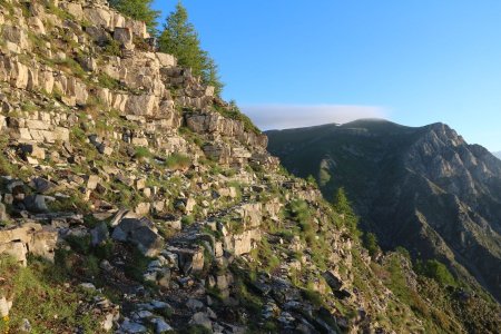 Le passage de la vire.