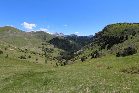 Le vallon de Tranchemule dans le rétro.