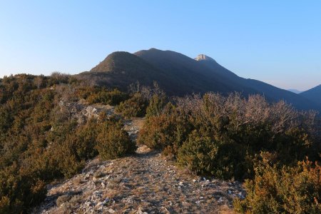 La crête de l’Eyglière avec le Rochasson au fond.