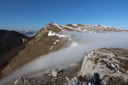 Descente sur le col Lachaup.