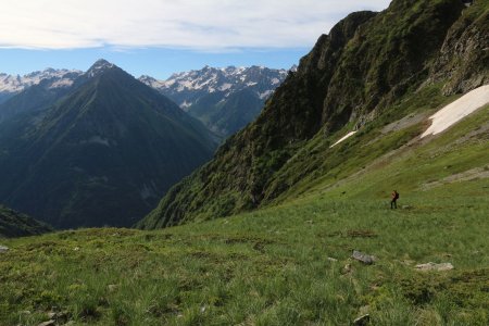 On profite de la grandeur des lieux.