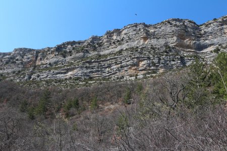 Le Rocher de Saint-Auban, au retour.