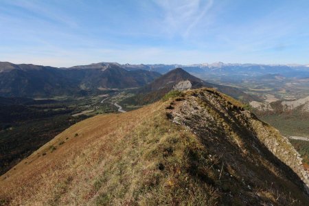 Sur la crête du pré de l’Aupet.