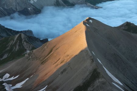 La Tête de Vallon Pierra s’illumine...