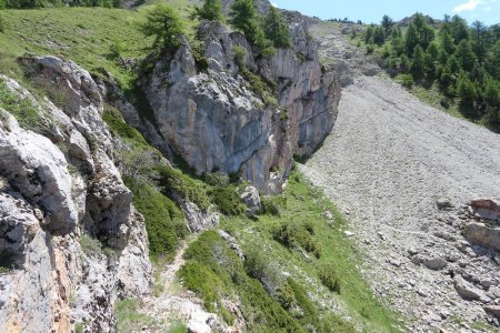 Sentier de Balme Rousse.