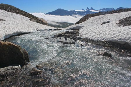 Le déversoir du lac