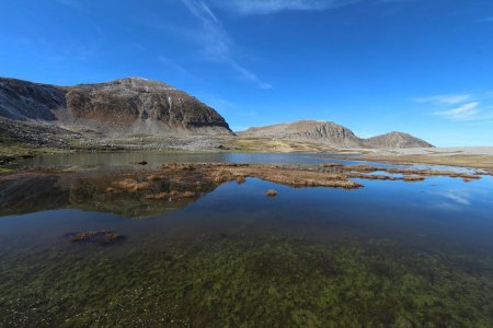 Le grand lac de Lignin avec le Grand Coyer.