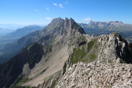 Montagne de Faraut et Pic de Bure.