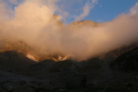 Derniers rayons sur les hauteurs du Chabournéou.