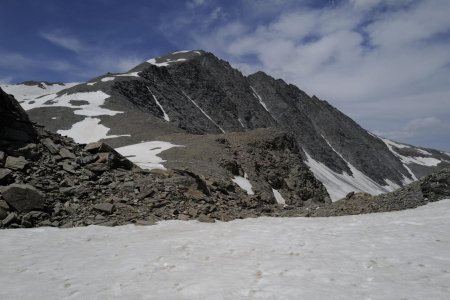 du col des Barmes de l’Ours, la Pointe de la Sana