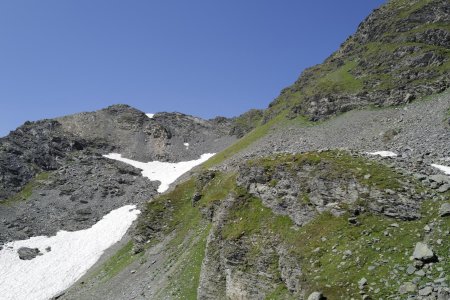 le passage au dessus de la barre rocheuse