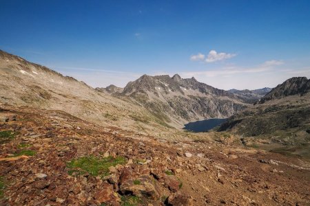 Massif du Néouvielle et lac de Cap de long